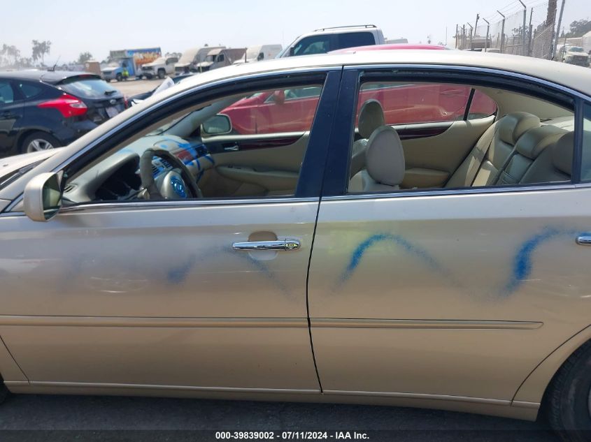 2003 Lexus Es 300 VIN: JTHBF30G730117972 Lot: 39839002