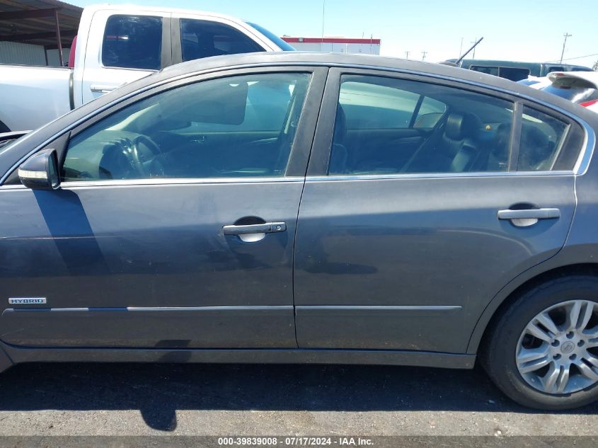 2010 Nissan Altima Hybrid VIN: 1N4CL2AP8AC157812 Lot: 39839008