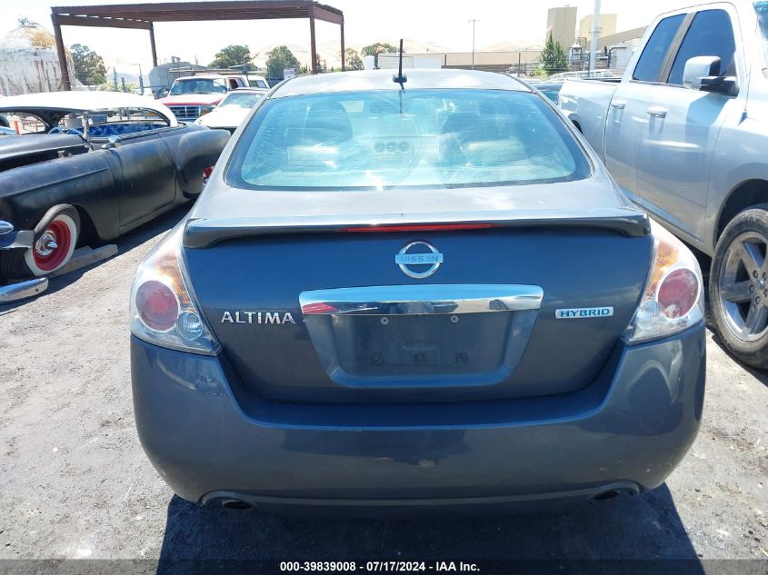 2010 Nissan Altima Hybrid VIN: 1N4CL2AP8AC157812 Lot: 39839008