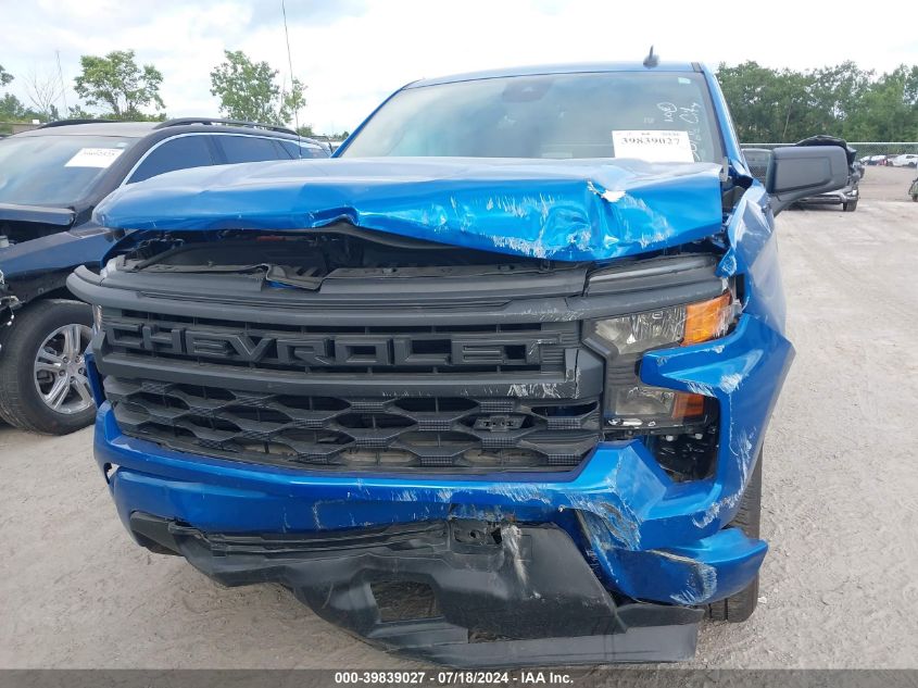 2022 Chevrolet Silverado K1500 Custom VIN: 1GCRDBEK8NZ614587 Lot: 39839027