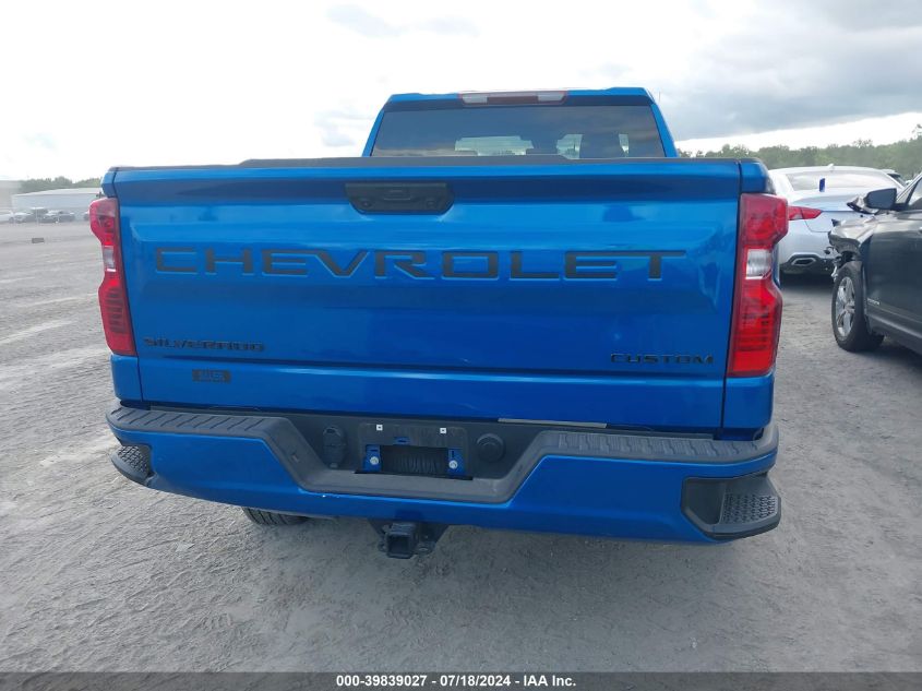 2022 Chevrolet Silverado K1500 Custom VIN: 1GCRDBEK8NZ614587 Lot: 39839027