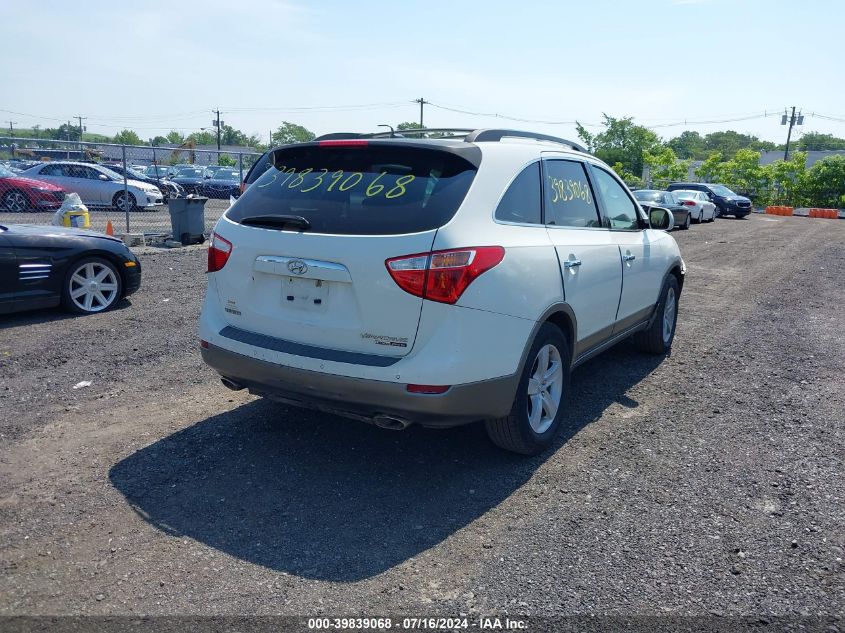 2010 Hyundai Veracruz Limited VIN: KM8NUDCC7AU127602 Lot: 39839068