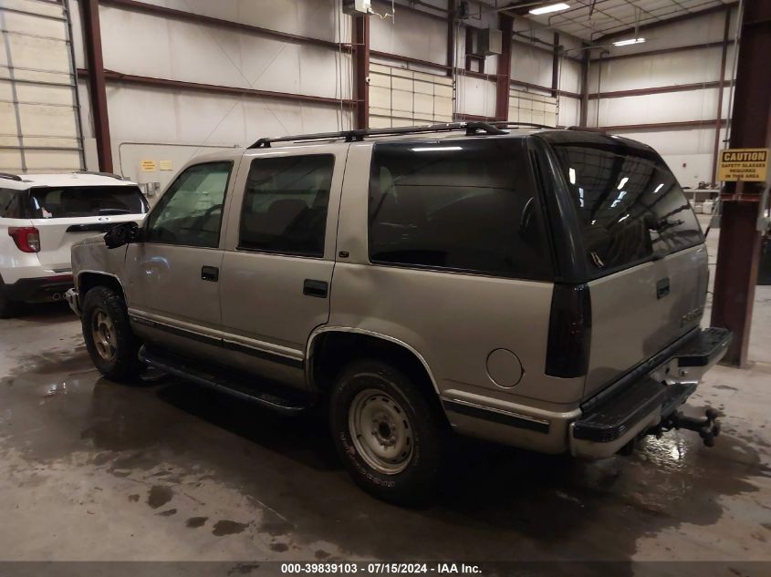 1999 Chevrolet Tahoe Ls VIN: 1GNEK13RXXJ504681 Lot: 39839103