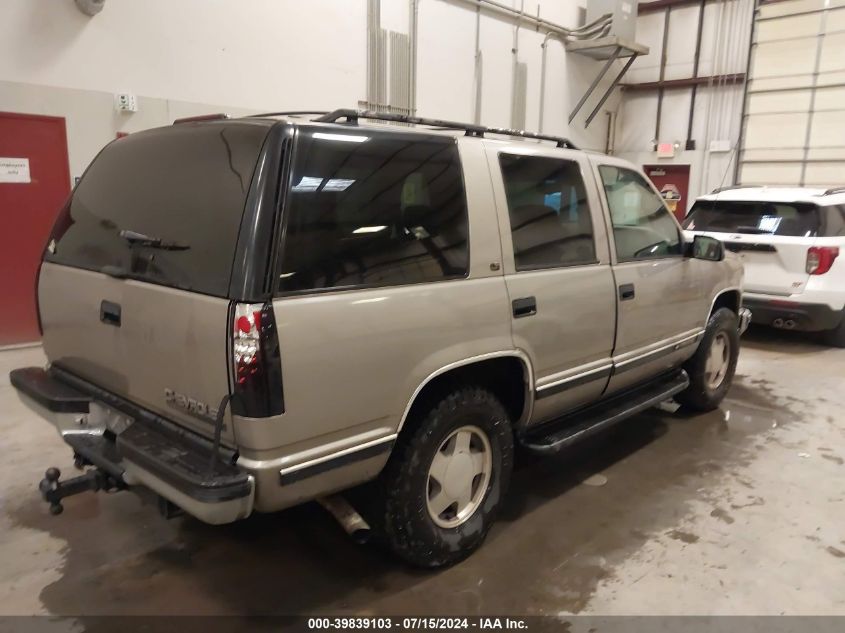 1999 Chevrolet Tahoe Ls VIN: 1GNEK13RXXJ504681 Lot: 39839103