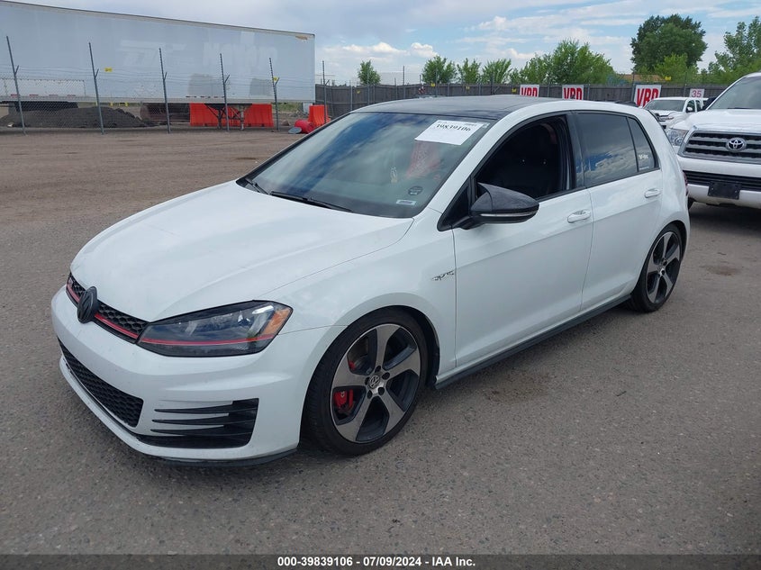 2017 VOLKSWAGEN GOLF GTI AUTOBAHN 4-DOOR/S 4-DOOR/SE 4-DOOR/SPORT 4-DOOR - 3VW447AU1HM052176