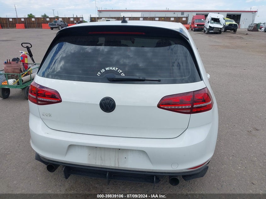 2017 VOLKSWAGEN GOLF GTI AUTOBAHN 4-DOOR/S 4-DOOR/SE 4-DOOR/SPORT 4-DOOR - 3VW447AU1HM052176