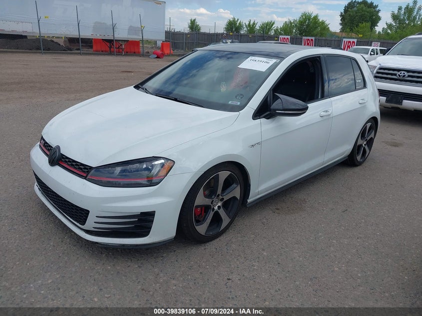 2017 VOLKSWAGEN GOLF GTI AUTOBAHN 4-DOOR/S 4-DOOR/SE 4-DOOR/SPORT 4-DOOR - 3VW447AU1HM052176