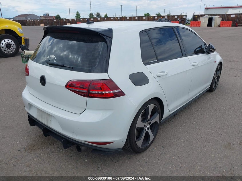 2017 VOLKSWAGEN GOLF GTI AUTOBAHN 4-DOOR/S 4-DOOR/SE 4-DOOR/SPORT 4-DOOR - 3VW447AU1HM052176
