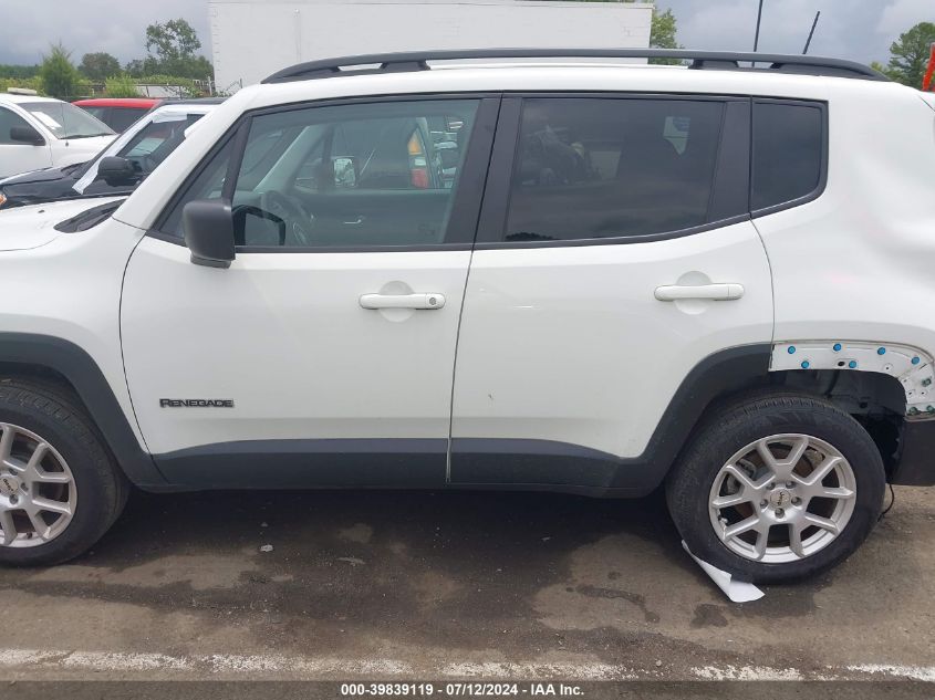 2022 Jeep Renegade Sport 4X4 VIN: ZACNJDA13NPN67884 Lot: 39839119