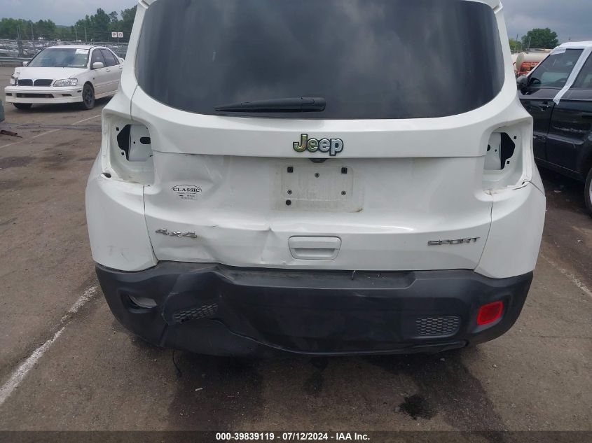 2022 Jeep Renegade Sport 4X4 VIN: ZACNJDA13NPN67884 Lot: 39839119