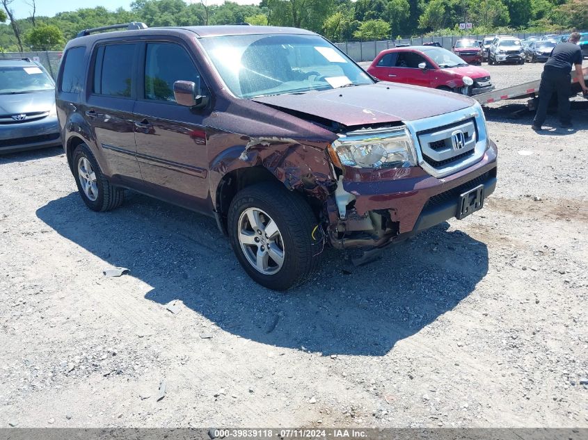 2010 Honda Pilot Ex VIN: 5FNYF4H47AB011788 Lot: 39839118