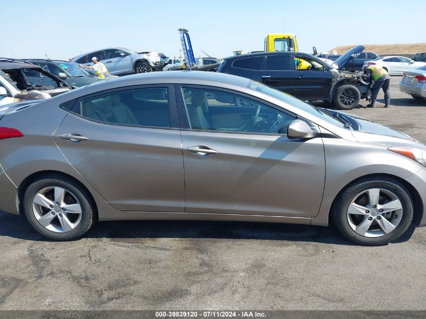 2013 Hyundai Elantra Gls VIN: 5NPDH4AE2DH440502 Lot: 39839120