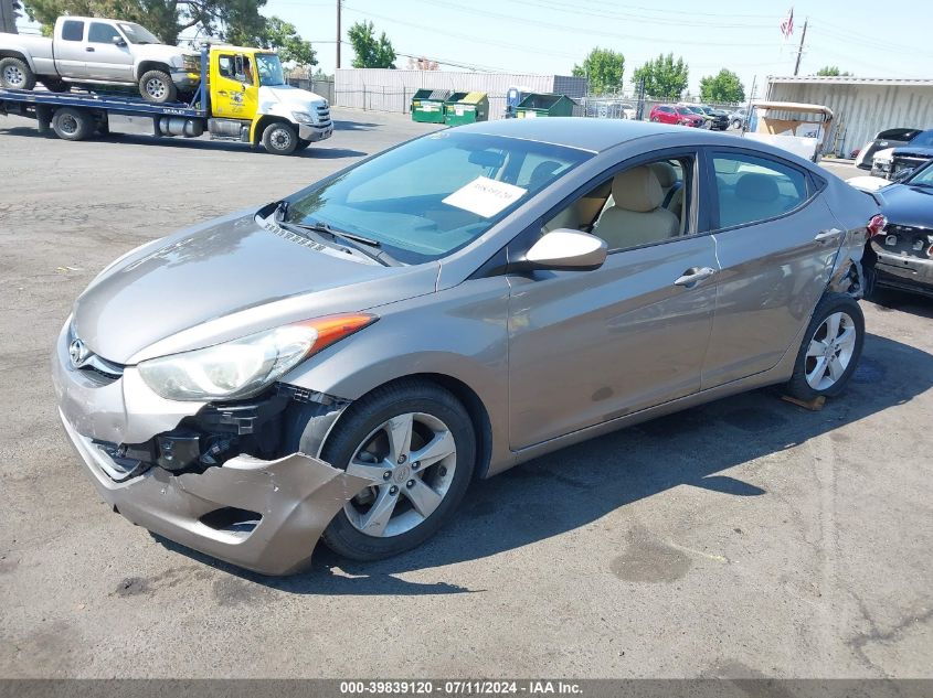 2013 Hyundai Elantra Gls VIN: 5NPDH4AE2DH440502 Lot: 39839120