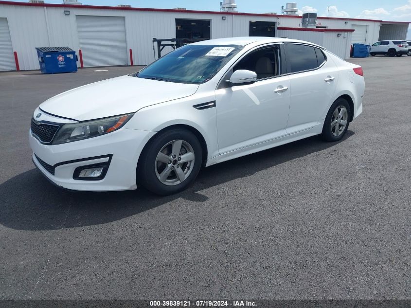 2015 Kia Optima Lx VIN: 5XXGM4A75FG420219 Lot: 39839121