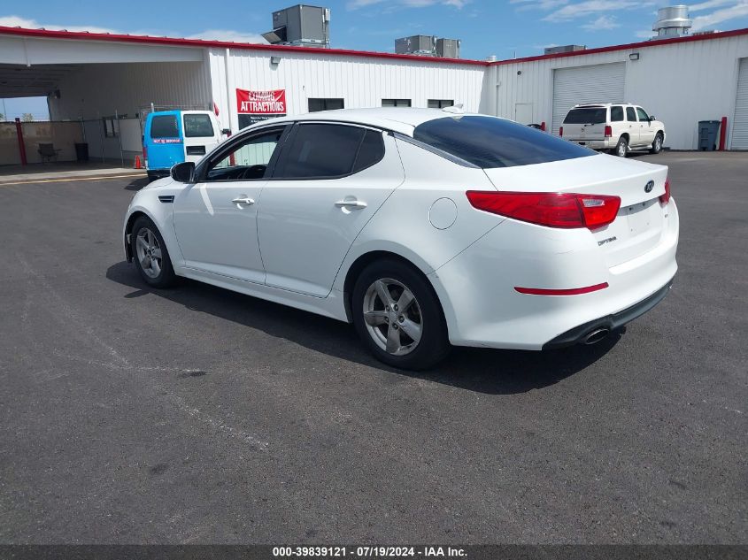 2015 Kia Optima Lx VIN: 5XXGM4A75FG420219 Lot: 39839121