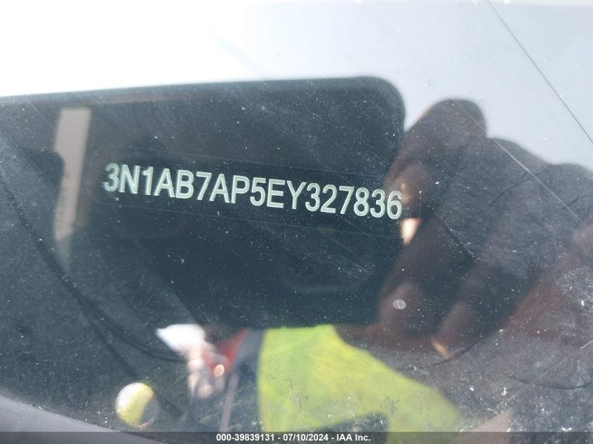 2014 Nissan Sentra Sl VIN: 3N1AB7AP5EY327836 Lot: 39839131