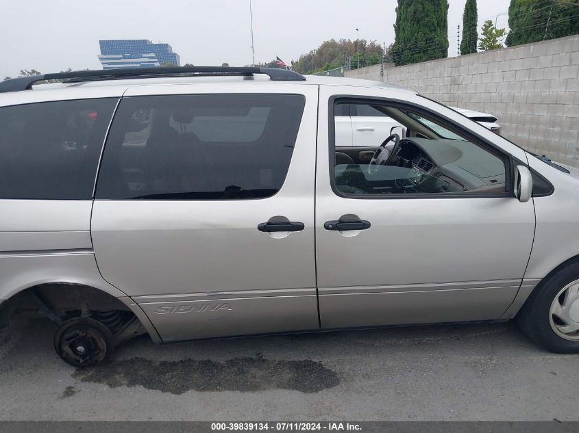 2001 Toyota Sienna Xle VIN: 4T3ZF13C41U348401 Lot: 39839134