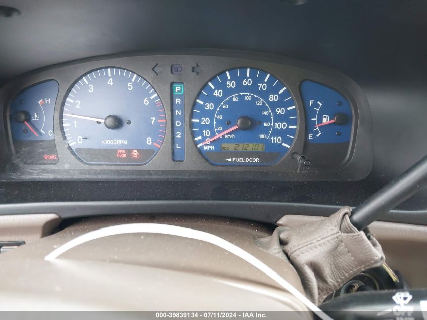 2001 Toyota Sienna Xle VIN: 4T3ZF13C41U348401 Lot: 39839134