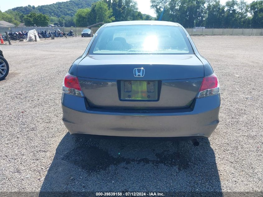 2010 Honda Accord 2.4 Lx VIN: 1HGCP2F33AA120622 Lot: 39839158