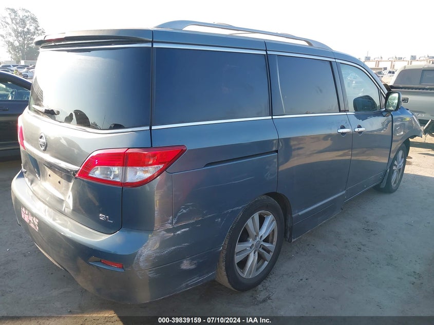 2012 Nissan Quest Sl VIN: JN8AE2KP5C9033415 Lot: 39839159