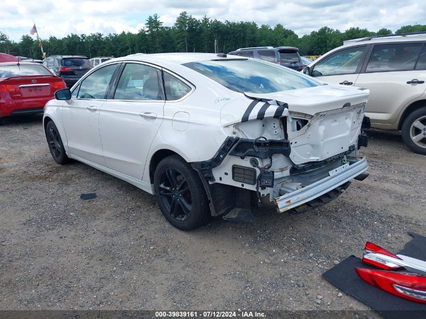 2018 Ford Fusion Se VIN: 3FA6P0HD1JR255003 Lot: 39839161