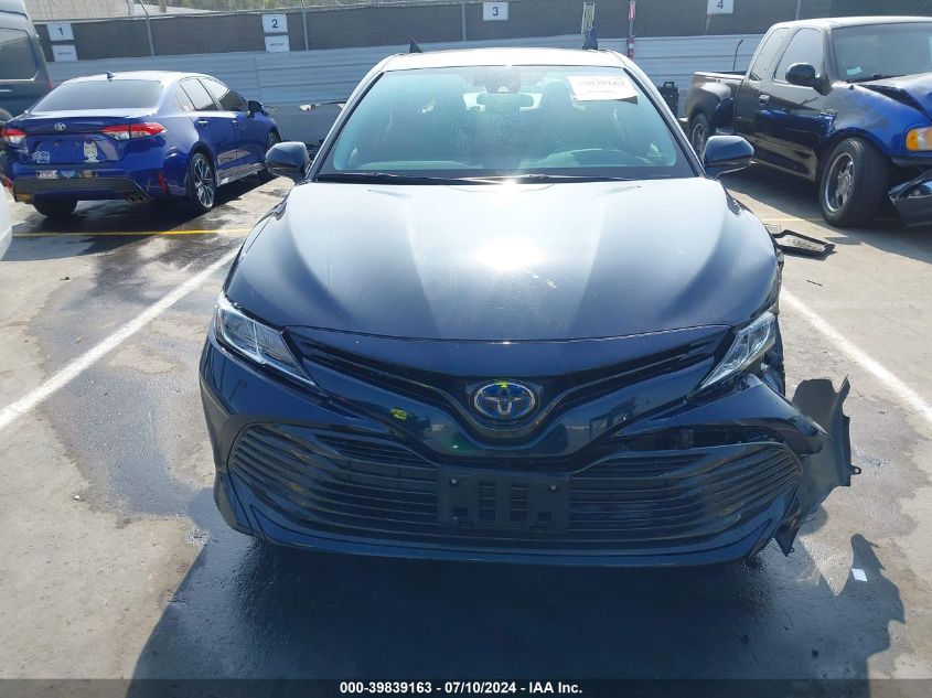 2020 Toyota Camry Le Hybrid VIN: 4T1C31AK4LU521273 Lot: 39839163