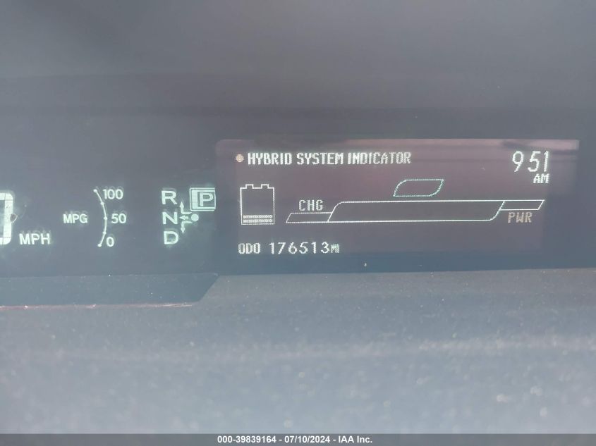 2011 Toyota Prius VIN: JTDKN3DU1B5372798 Lot: 39839164