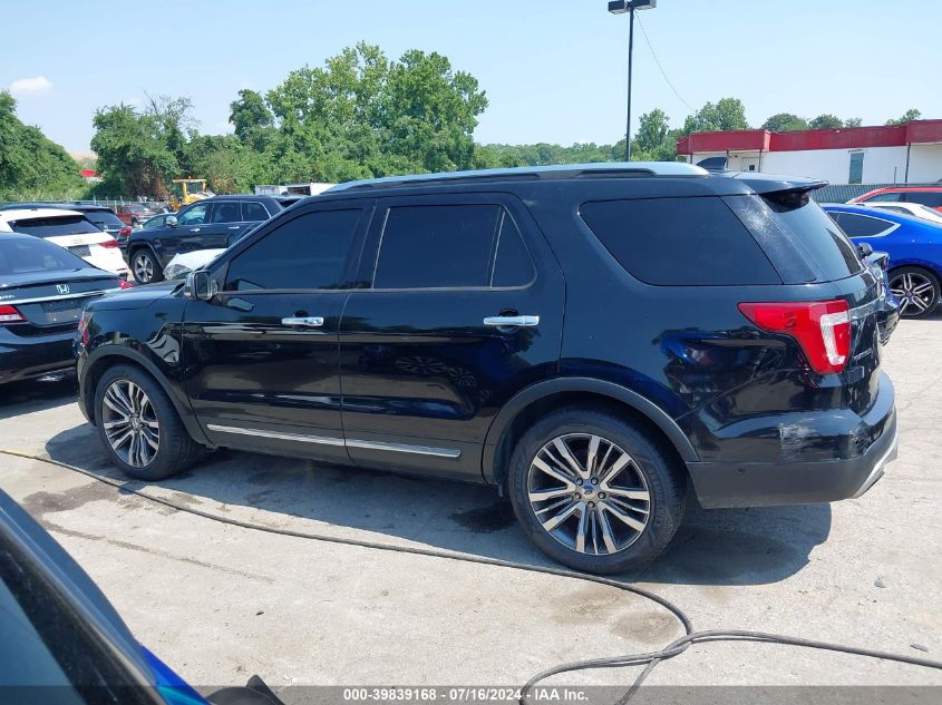 2017 Ford Explorer Platinum VIN: 1FM5K8HT6HGC45431 Lot: 39839168