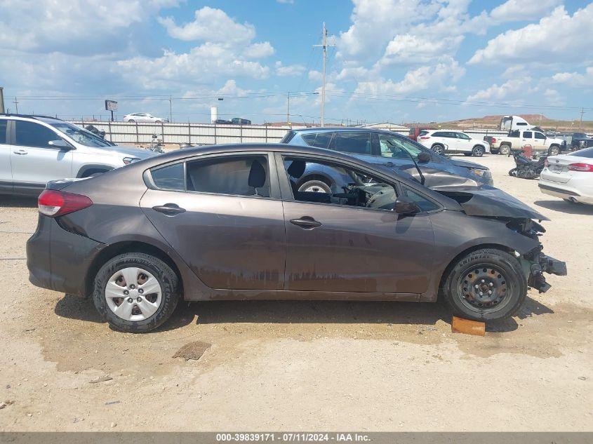 2017 Kia Forte Lx VIN: 3KPFL4A73HE013302 Lot: 39839171