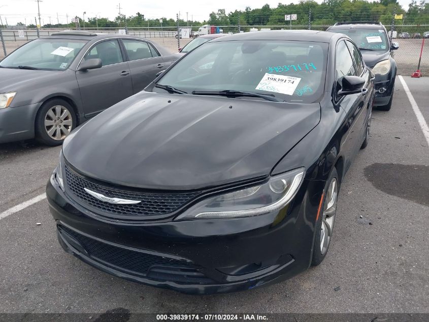 2015 Chrysler 200 S VIN: 1C3CCCBB6FN735697 Lot: 39839174