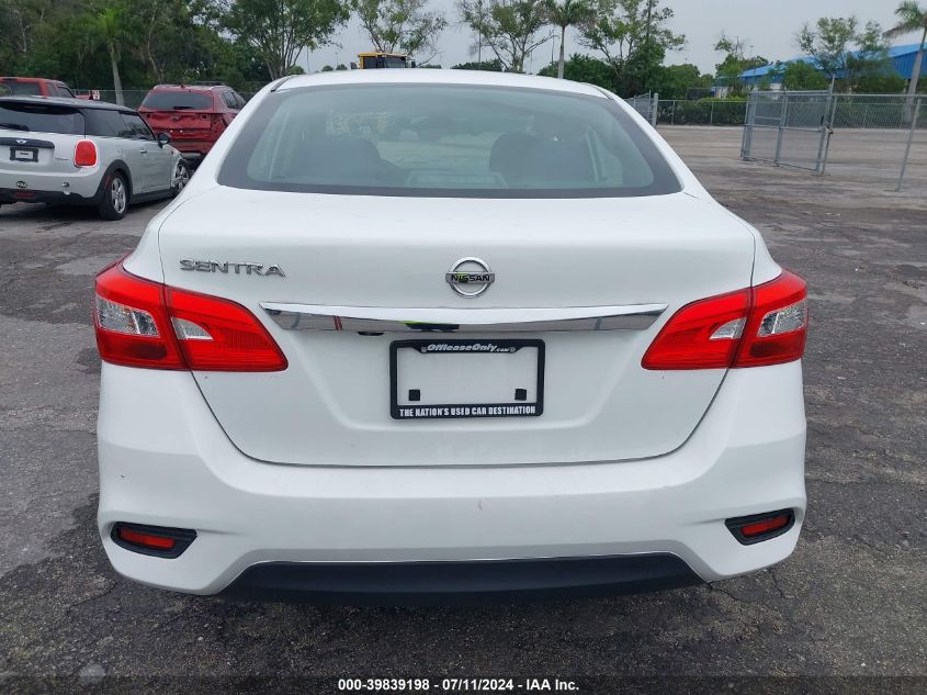 2019 Nissan Sentra S VIN: 3N1AB7AP3KY282830 Lot: 39839198