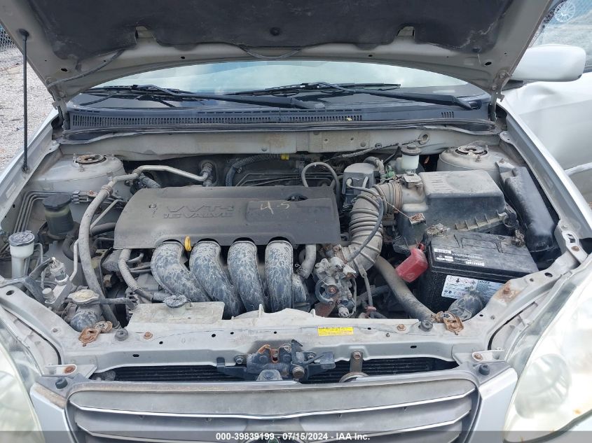 2003 Toyota Corolla Ce/Le VIN: JTDBR38E030041054 Lot: 39839199