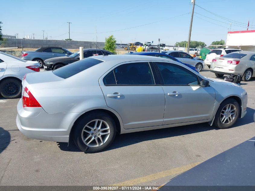 2010 Ford Fusion S VIN: 3FAHP0GA0AR307298 Lot: 39839207