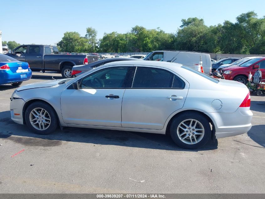 2010 Ford Fusion S VIN: 3FAHP0GA0AR307298 Lot: 39839207