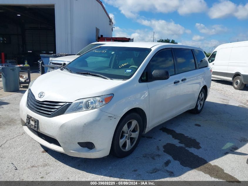 5TDZK3DC6ES468066 2014 Toyota Sienna L V6 7 Passenger