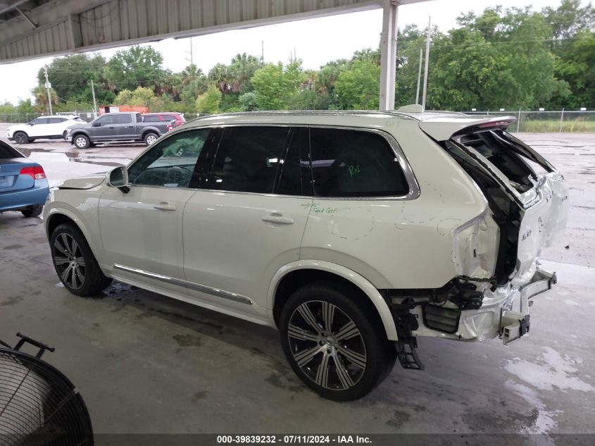 2023 Volvo Xc90 B6 Ultimate 7-Seater VIN: YV4062PA7P1952813 Lot: 39839232