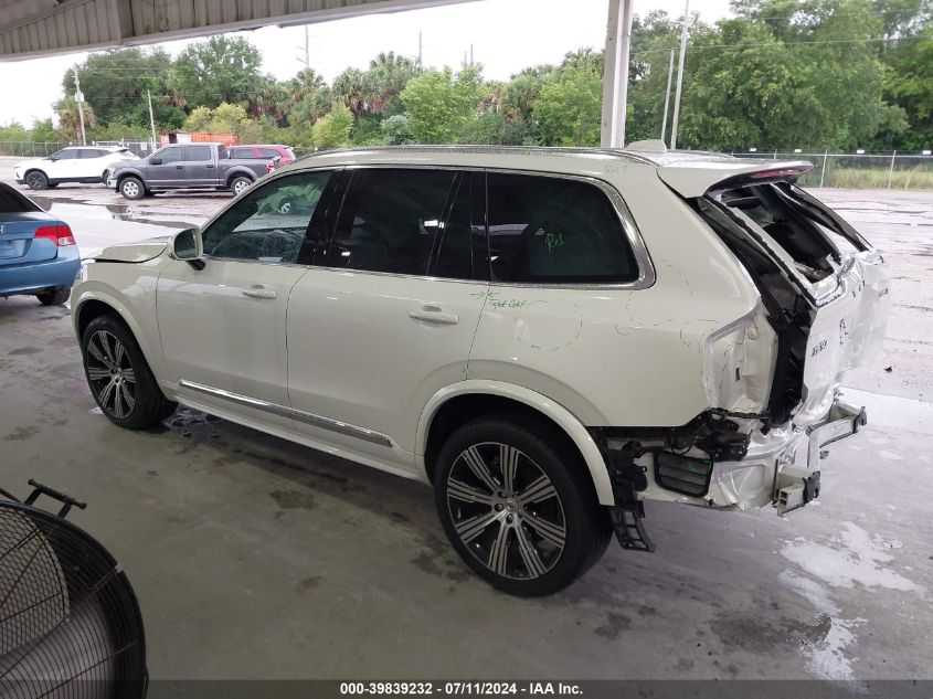 2023 Volvo Xc90 B6 Ultimate 7-Seater VIN: YV4062PA7P1952813 Lot: 39839232