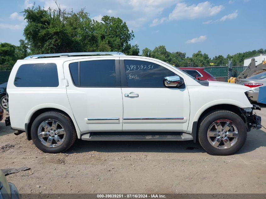 2014 Nissan Armada Platinum VIN: 5N1AA0NE3EN610325 Lot: 39839251