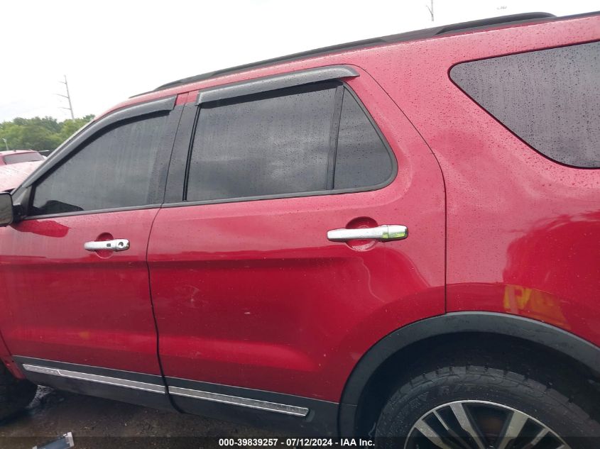 2016 Ford Explorer Platinum VIN: 1FM5K8HT2GGB92550 Lot: 39839257