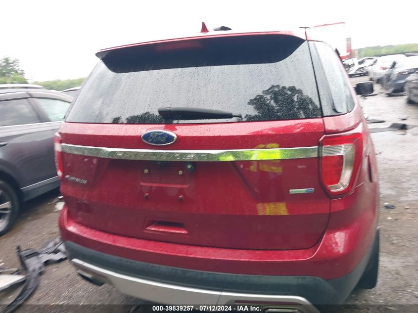 2016 Ford Explorer Platinum VIN: 1FM5K8HT2GGB92550 Lot: 39839257