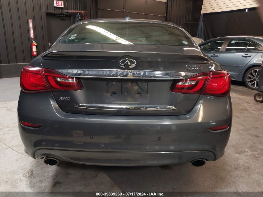 2015 Infiniti Q70 3.7X VIN: JN1BY1AR6FM560727 Lot: 39839269