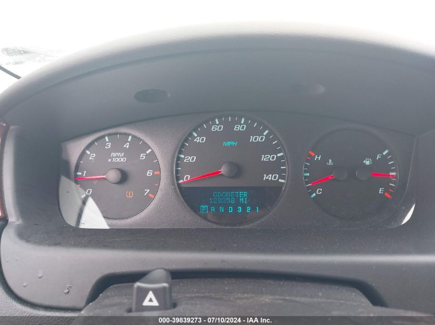 2010 Chevrolet Impala Ls VIN: 2G1WA5EK3A1195783 Lot: 39839273