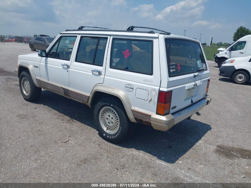 1993 Jeep Cherokee Country VIN: 1J4FJ78S7PL611250 Lot: 39839290