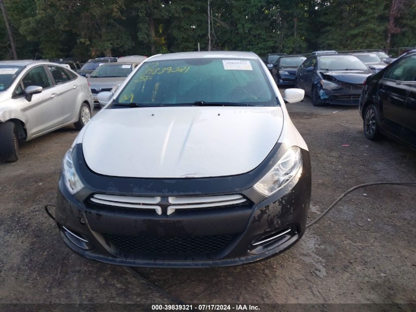 2013 Dodge Dart Sxt VIN: 1C3CDFBH4DD247516 Lot: 39839321
