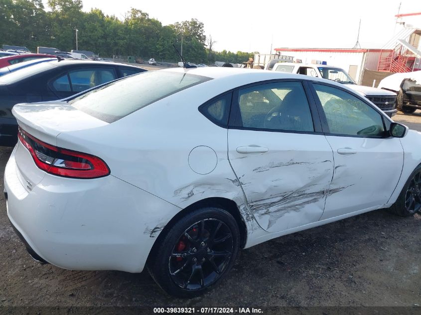 2013 Dodge Dart Sxt VIN: 1C3CDFBH4DD247516 Lot: 39839321