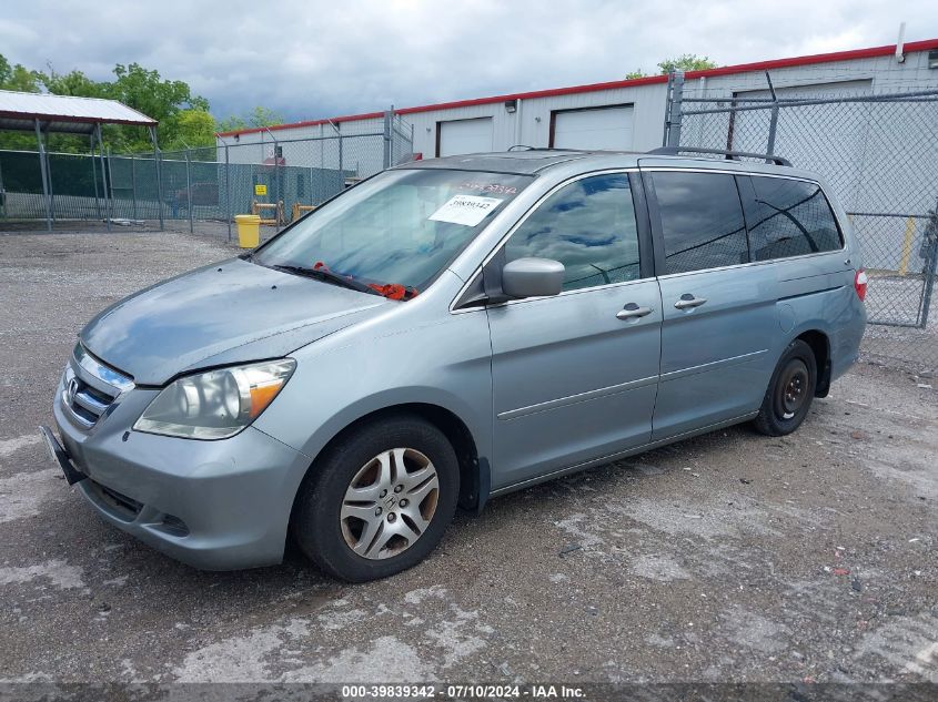 2007 Honda Odyssey Ex-L VIN: 5FNRL38767B094303 Lot: 39839342