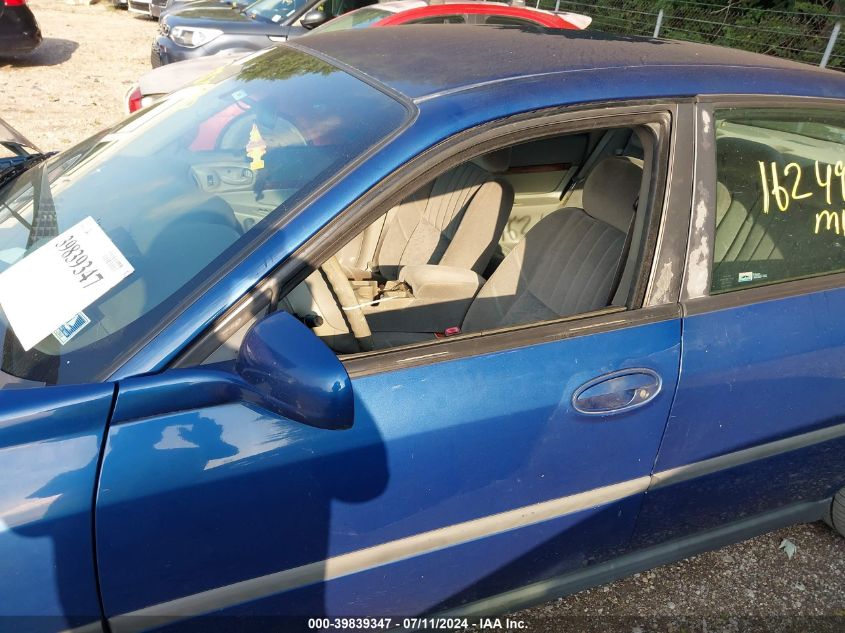 2003 Chevrolet Impala VIN: 2G1WF52EX39430393 Lot: 39839347