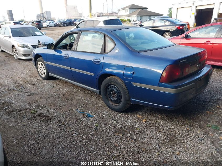 2G1WF52EX39430393 | 2003 CHEVROLET IMPALA