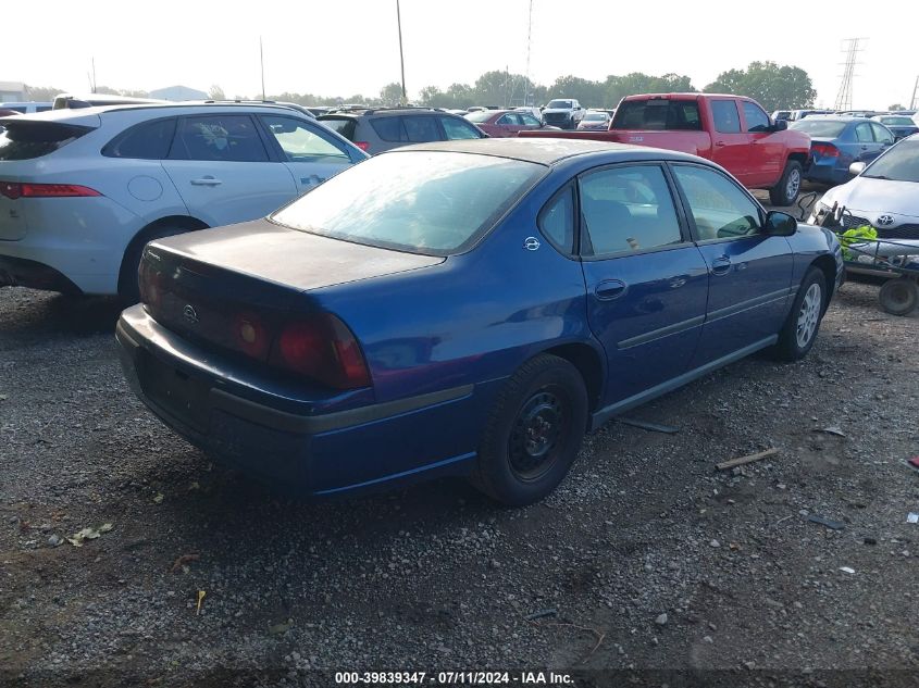 2G1WF52EX39430393 | 2003 CHEVROLET IMPALA