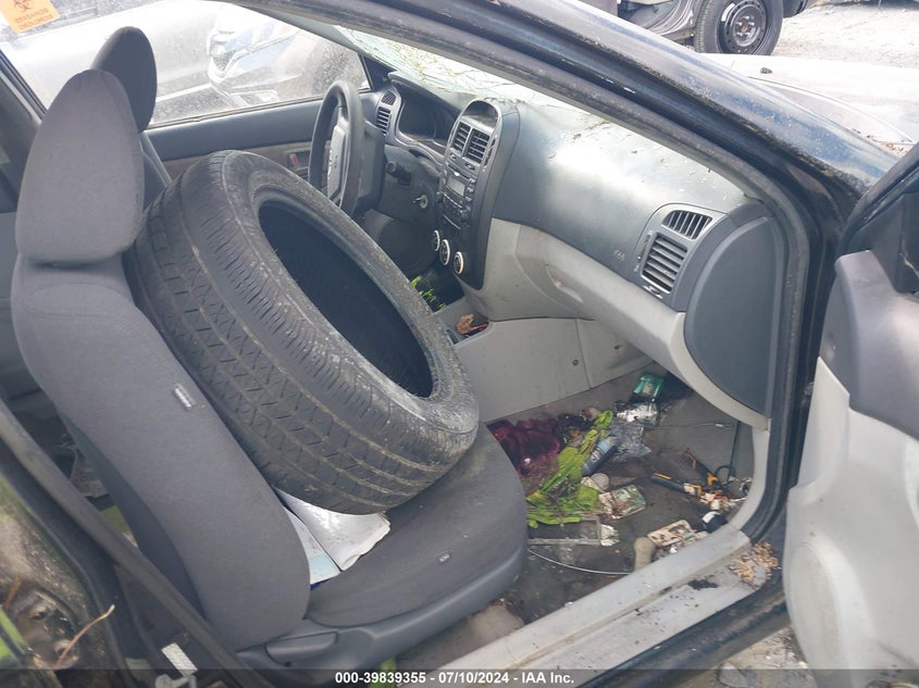 2009 Kia Spectra Lx VIN: KNAFE221895655971 Lot: 39839355